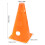 6Pcs Lightweight Plastic Soccer Cones with Holes for Agility Practice 2