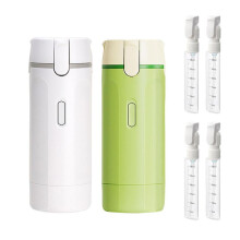 Flacons de voyage 4 en 1 rechargeables, avec balance et pompe, pour shampoing, lotion et crème, idéaux pour le sport, les voyages et les dépla