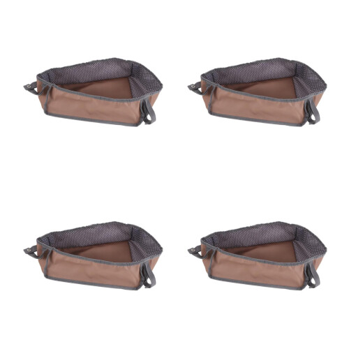 4Pièces Panier De Poussette Kaki Pour Sorties Quotidiennes 2