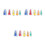 15Pcs Sewing Tape Maker Set 5 Size Bias Binding Tools Assorted Colors 3
