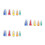 15Pcs Sewing Tape Maker Set 5 Size Bias Binding Tools Assorted Colors 7