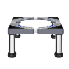Socle pour appareil électroménager, réglable en hauteur de 18 à 21 cm, base stable en acier inoxydable, capacité de charge de 150 kg, anti-vib