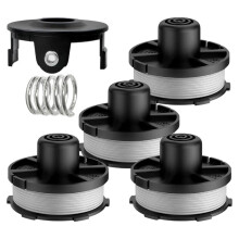 4-delige spoel met trimmerdraad, compatibel met Makita 196146-9/195858-1, voor Makita 18V accutrimmer DUR181Z, DUR181RF, DUR181