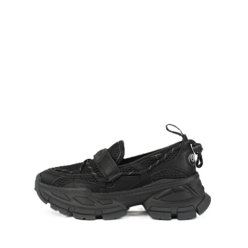Buffalo (, ) Buffalo Loafer TEC Women's Black Loafers 2