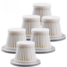 2/6 Replacement HEPA filters for cordless car vacuum cleaners, washable, reusable – vacuum cleaner accessories
