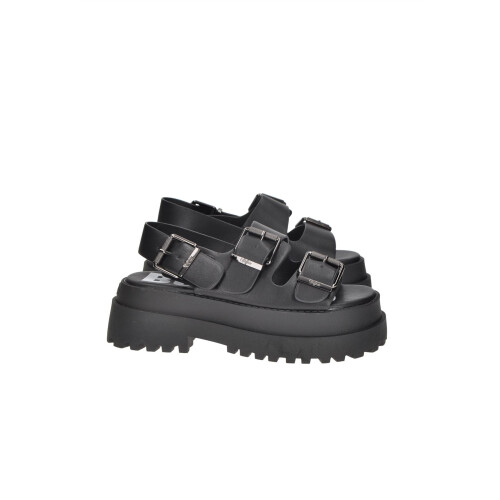 Buffalo (, ) Buffalo Pluto Ari Women's Black Sandals 1