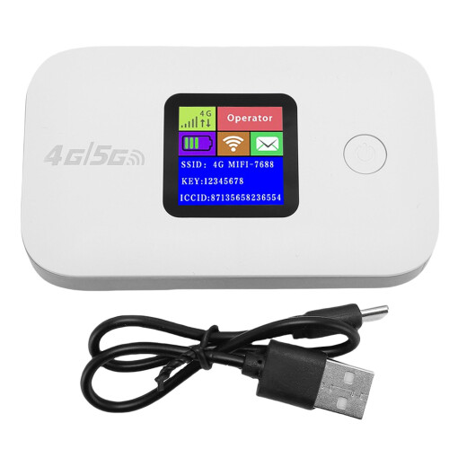 E5885W 3000mAh Taschenformat schwarzer WiFi-Router 2