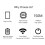 E5885W 3000mAh Taschenformat schwarzer WiFi-Router 6