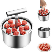 Presse à boulettes de viande à 12 cavités, moule antiadhésif, machine à pâte pour boulettes de crevettes et de viande, outils pour la fabricat