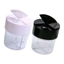 Contemporary Style Multiple Compartment Spices-black and white