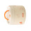 Robuste, isolierte Lunchbox mit einem Abschnitt, ideal-Orange 1