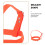 1Paire Accessoires Grimpe-Poteau Stabilité Talon Orange 4