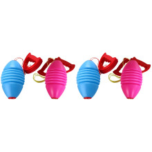 4Pièces Balles Interactives Fitness Main Jouet Durable Rose