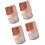 Small Plastic Cotton Tip Container Perfect For Makeup-Pink 1
