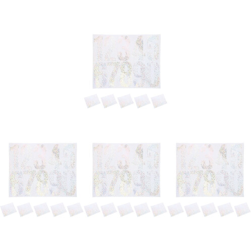 Étiquettes Numériques DIY PVC Imperméables Multicolores Décor
