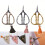 Retro Stainless Steel Embroidery Scissors For Sewing-Silver 3