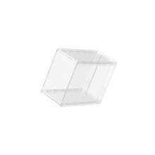Conteneur de stockage de sac à main transparent empilable-couche