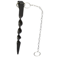 Durable Metal Rain Chain Stake With 17 Inch Strong Metal Chain