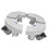 Functional Round Plant Stand Delivers Solid Support For-White 1