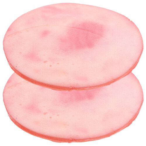 2Pièces Tranches Viande Artificielle PVC Réaliste Pour Restaurant