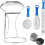 Ensemble d'entretien de bouteille de vin pliable avec 3 brosses 5