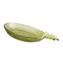 Glass Crystal Candy Dishes Pineapple Decorative Centerpieces-B