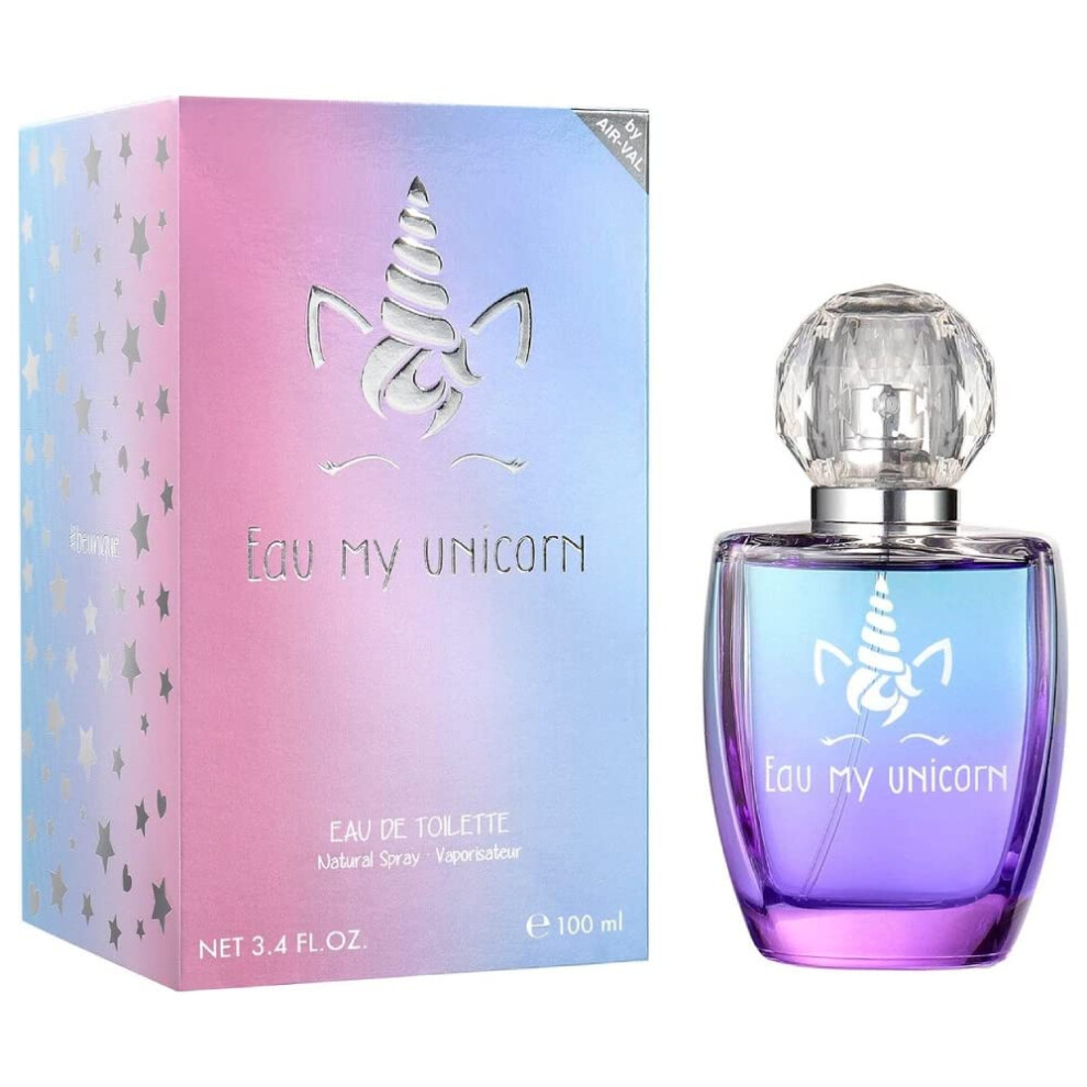 Eau My Unicorn , Enchanted, Magical, Fragrance, For Her, Eau De Toilette, Edt, 3.4Oz, 100Ml, Perfume, Spray, Made In Spain, By Air Val International