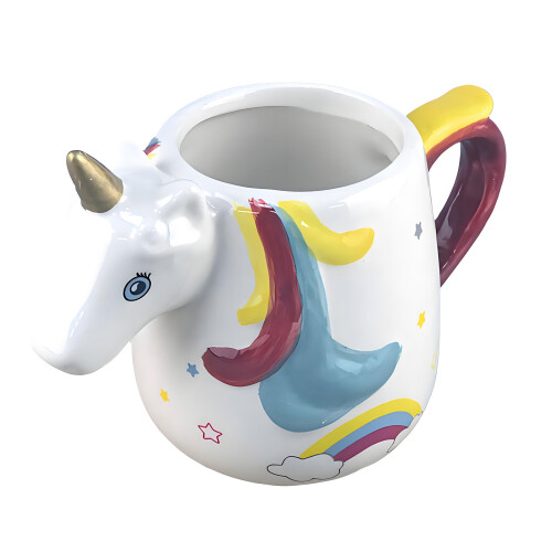 Kaffeetasse mit Regenbogen-Einhörnern, hitzebeständige-2