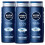 Nivea Men Cool Duschgel mit Eiskaltem Menthol, 3er Pack 500ml Flaschen 1