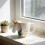 Bunte handgefertigte Keramik-Einhörner-Tasse, großes-6 7