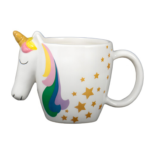 Colorful Handmade Ceramic Unicorns Mug Large Capacity-6