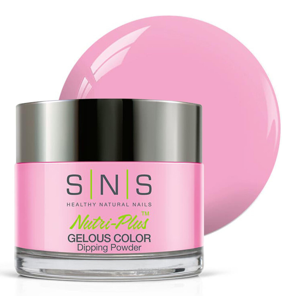 Sns Healthy Natural Sns Nail Dip Powder, Gelous Color Dipping Powder - Duchess Of Gordon (Pink) - Long-Lasting Dip Nail Color Lasts 14 Days - Low-Odor & No Uv Lamp Requir