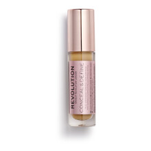 Makeup Revolution Conceal and Define Concealer, Vollständige Abdeckung & Matt Finish, C12.2 für Mittel-/Dunkle Hauttöne