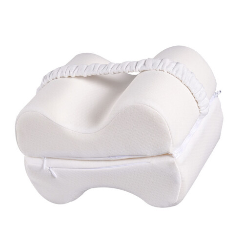 Supportive Knee Pillow For Improved Body Alignment And-White