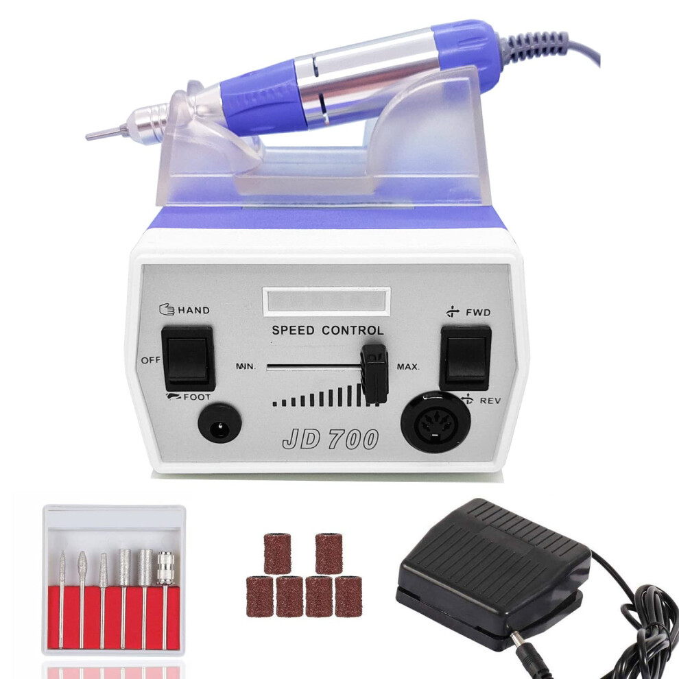 Vã©Fa Upgraded Nail Drill Electric Nail File, Jd700 Nail Drills For Acrylic Nails Professional 30000Rpm Manicure Tools Acrylic Nail Drill For Nail Dip