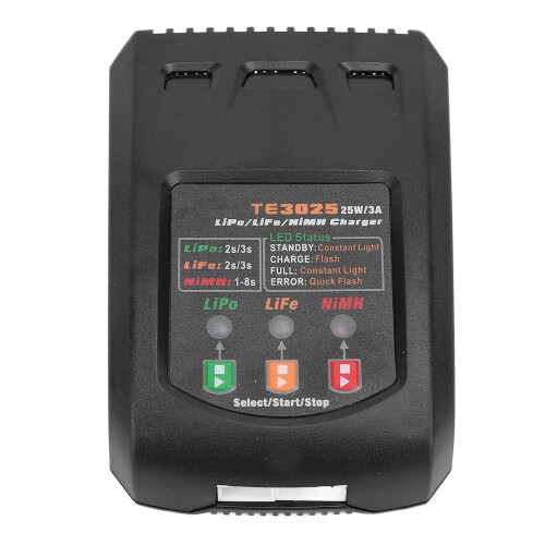 LiPo-Balancer-Ladegerät 2S-3S, 25W EU-Stecker