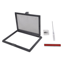 Magnetic Aquarium Safety Cover Includes Clip-Gold gauze mesh