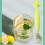 Presse-citron manuel en acier inoxydable jaune 5