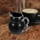 Black Ceramic Milk Jug 200 ml 5