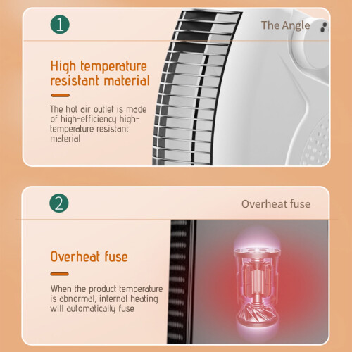 Electric Space Heater Ceramic Portable 1500W 2