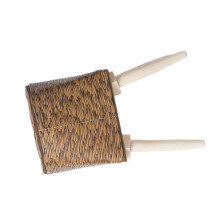 Elegant Faux Rattan Plant Holder Container-514B coffee color
