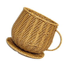Multipurpose Kitchen Basket Coffee Pod Holder For-Yellow