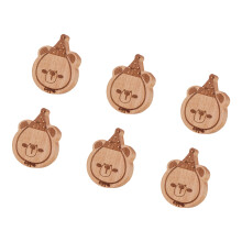 User Friendly Wooden Hooks No Tools Required Ideal For-bear