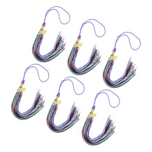 2026 Beginn-Quasten mit Jahres-Charm-Abschluss-Hut-Quasten-6PCS