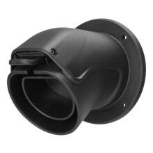 Wall bracket for Type 2 charging connector angled