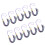 Regenbogen 2026 Abschluss-Quasten-Ornament mit-10PCS 1