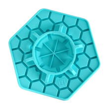 Distributeur de liquide en plastique visible pour-Bleu