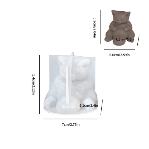 Sturdy Animal Shaped Silicone Mould For Creative Projects Like 2