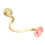 Universal Washing Machine Door Stoppers With Strong-Pink 1