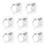 8 Pieces Adhesive Mount Rotatable Hooks Space Saving Solution 1